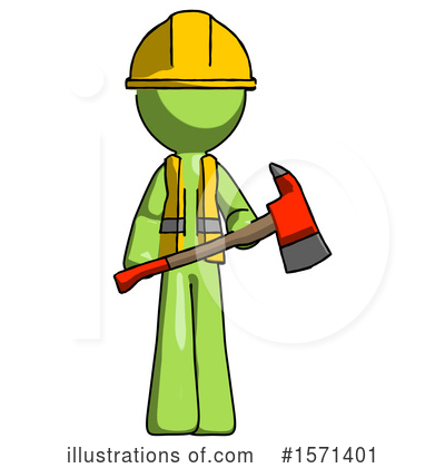 Royalty-Free (RF) Green Design Mascot Clipart Illustration by Leo Blanchette - Stock Sample #1571401
