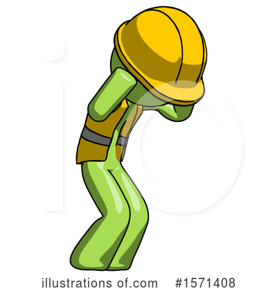 Royalty-Free (RF) Green Design Mascot Clipart Illustration by Leo Blanchette - Stock Sample #1571408