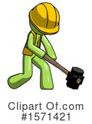 Green Design Mascot Clipart #1571421 by Leo Blanchette