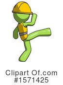 Green Design Mascot Clipart #1571425 by Leo Blanchette