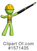 Green Design Mascot Clipart #1571435 by Leo Blanchette