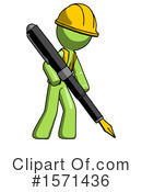 Green Design Mascot Clipart #1571436 by Leo Blanchette