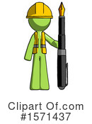 Green Design Mascot Clipart #1571437 by Leo Blanchette
