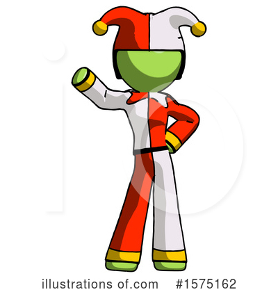 Royalty-Free (RF) Green Design Mascot Clipart Illustration by Leo Blanchette - Stock Sample #1575162