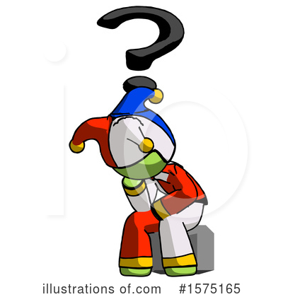 Royalty-Free (RF) Green Design Mascot Clipart Illustration by Leo Blanchette - Stock Sample #1575165