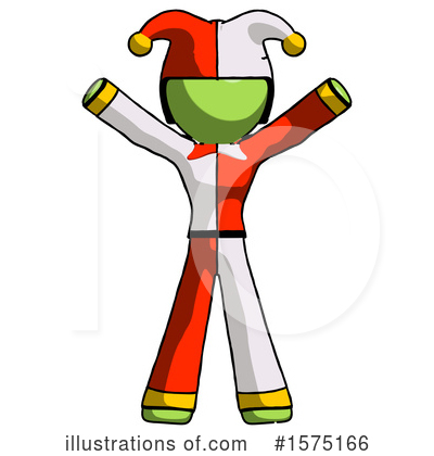Royalty-Free (RF) Green Design Mascot Clipart Illustration by Leo Blanchette - Stock Sample #1575166