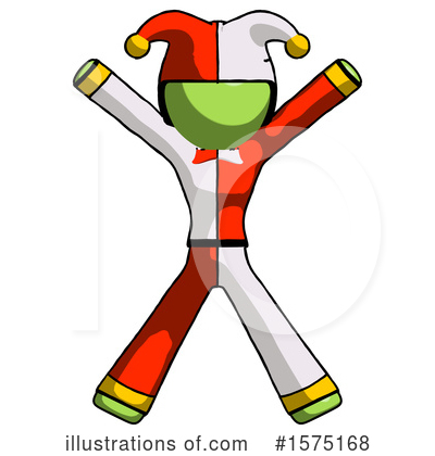 Royalty-Free (RF) Green Design Mascot Clipart Illustration by Leo Blanchette - Stock Sample #1575168