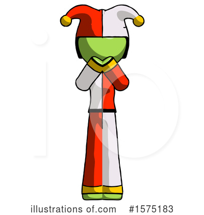 Royalty-Free (RF) Green Design Mascot Clipart Illustration by Leo Blanchette - Stock Sample #1575183