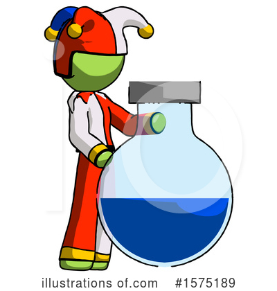 Royalty-Free (RF) Green Design Mascot Clipart Illustration by Leo Blanchette - Stock Sample #1575189