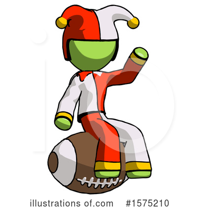 Royalty-Free (RF) Green Design Mascot Clipart Illustration by Leo Blanchette - Stock Sample #1575210