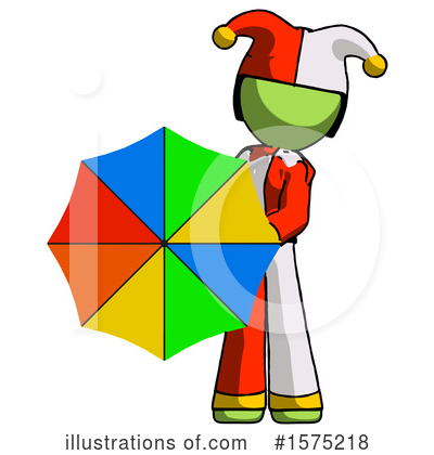 Royalty-Free (RF) Green Design Mascot Clipart Illustration by Leo Blanchette - Stock Sample #1575218