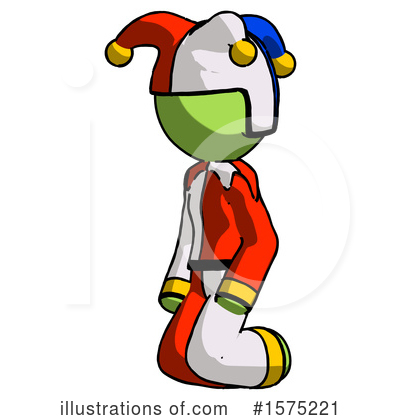 Royalty-Free (RF) Green Design Mascot Clipart Illustration by Leo Blanchette - Stock Sample #1575221