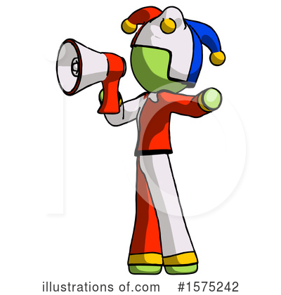 Royalty-Free (RF) Green Design Mascot Clipart Illustration by Leo Blanchette - Stock Sample #1575242