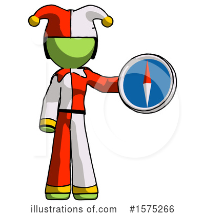 Royalty-Free (RF) Green Design Mascot Clipart Illustration by Leo Blanchette - Stock Sample #1575266