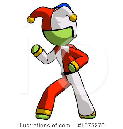 Royalty-Free (RF) Green Design Mascot Clipart Illustration by Leo Blanchette - Stock Sample #1575270