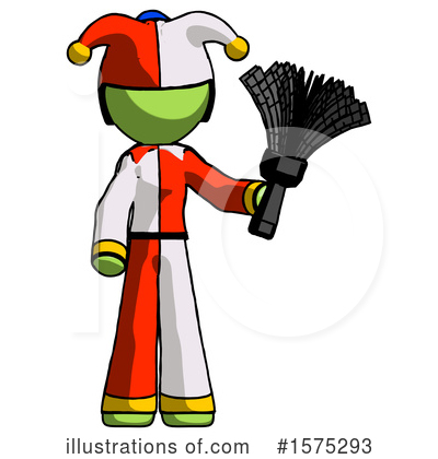Royalty-Free (RF) Green Design Mascot Clipart Illustration by Leo Blanchette - Stock Sample #1575293
