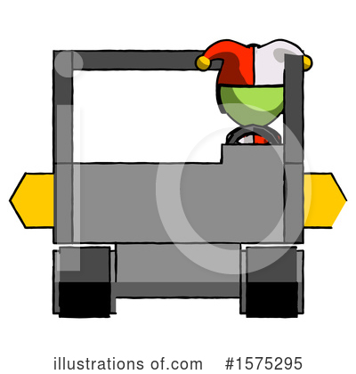 Royalty-Free (RF) Green Design Mascot Clipart Illustration by Leo Blanchette - Stock Sample #1575295