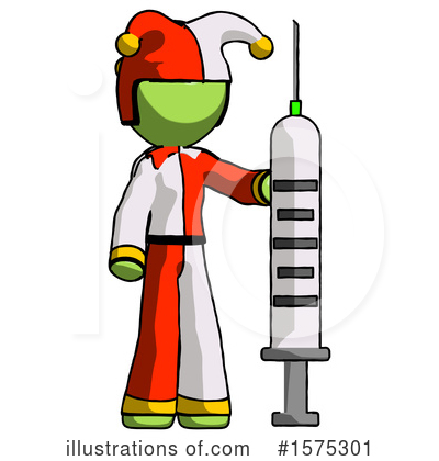 Royalty-Free (RF) Green Design Mascot Clipart Illustration by Leo Blanchette - Stock Sample #1575301