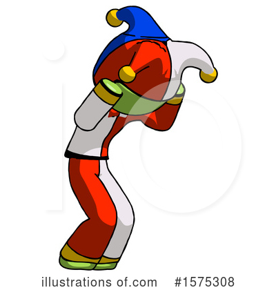 Royalty-Free (RF) Green Design Mascot Clipart Illustration by Leo Blanchette - Stock Sample #1575308