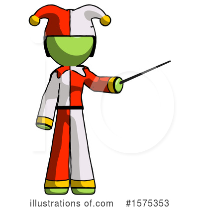 Royalty-Free (RF) Green Design Mascot Clipart Illustration by Leo Blanchette - Stock Sample #1575353