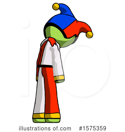 Royalty-Free (RF) Green Design Mascot Clipart Illustration by Leo Blanchette - Stock Sample #1575359