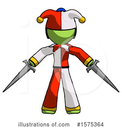 Royalty-Free (RF) Green Design Mascot Clipart Illustration by Leo Blanchette - Stock Sample #1575364