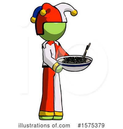 Royalty-Free (RF) Green Design Mascot Clipart Illustration by Leo Blanchette - Stock Sample #1575379