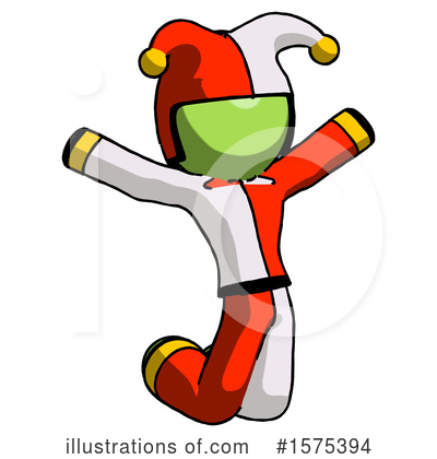 Royalty-Free (RF) Green Design Mascot Clipart Illustration by Leo Blanchette - Stock Sample #1575394