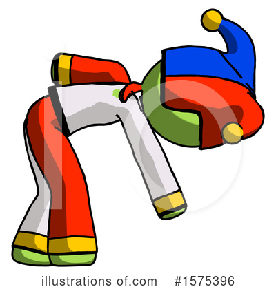 Royalty-Free (RF) Green Design Mascot Clipart Illustration by Leo Blanchette - Stock Sample #1575396