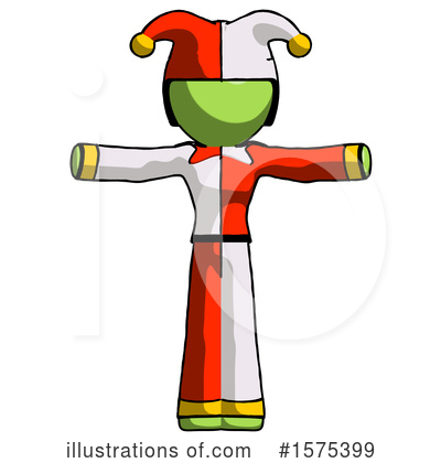 Royalty-Free (RF) Green Design Mascot Clipart Illustration by Leo Blanchette - Stock Sample #1575399