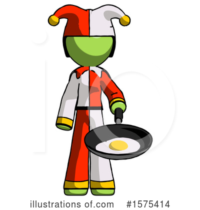 Royalty-Free (RF) Green Design Mascot Clipart Illustration by Leo Blanchette - Stock Sample #1575414