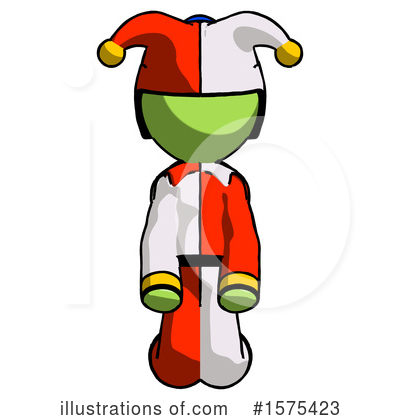 Royalty-Free (RF) Green Design Mascot Clipart Illustration by Leo Blanchette - Stock Sample #1575423