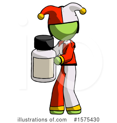 Royalty-Free (RF) Green Design Mascot Clipart Illustration by Leo Blanchette - Stock Sample #1575430