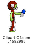 Green Design Mascot Clipart #1582985 by Leo Blanchette