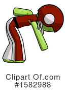 Green Design Mascot Clipart #1582988 by Leo Blanchette