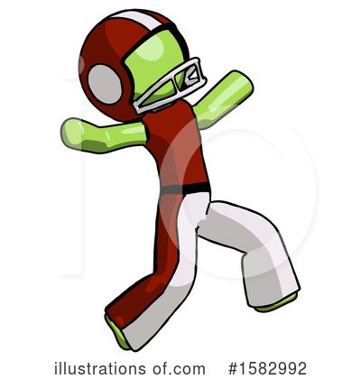 Royalty-Free (RF) Green Design Mascot Clipart Illustration by Leo Blanchette - Stock Sample #1582992