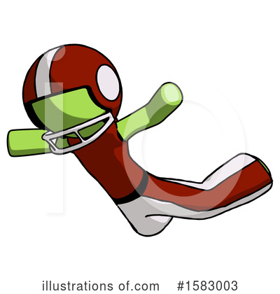 Royalty-Free (RF) Green Design Mascot Clipart Illustration by Leo Blanchette - Stock Sample #1583003