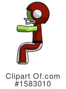 Green Design Mascot Clipart #1583010 by Leo Blanchette