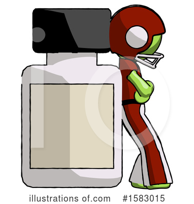 Royalty-Free (RF) Green Design Mascot Clipart Illustration by Leo Blanchette - Stock Sample #1583015
