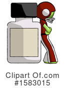 Green Design Mascot Clipart #1583015 by Leo Blanchette