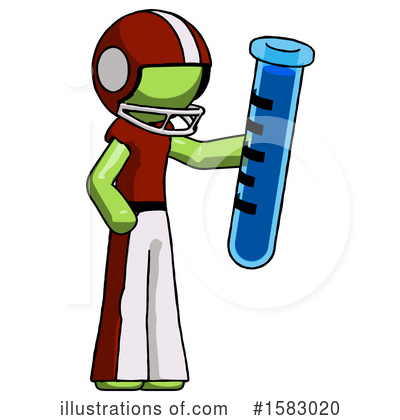 Royalty-Free (RF) Green Design Mascot Clipart Illustration by Leo Blanchette - Stock Sample #1583020