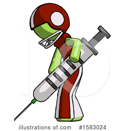 Royalty-Free (RF) Green Design Mascot Clipart Illustration by Leo Blanchette - Stock Sample #1583024
