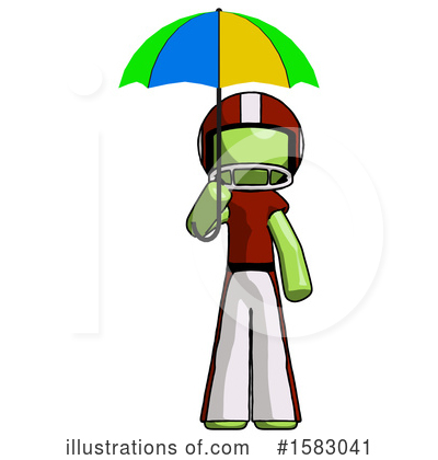 Royalty-Free (RF) Green Design Mascot Clipart Illustration by Leo Blanchette - Stock Sample #1583041
