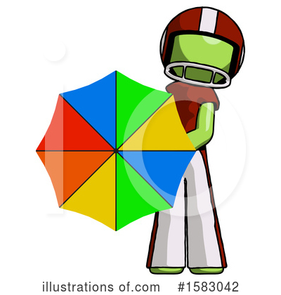 Royalty-Free (RF) Green Design Mascot Clipart Illustration by Leo Blanchette - Stock Sample #1583042