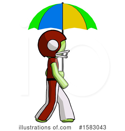 Royalty-Free (RF) Green Design Mascot Clipart Illustration by Leo Blanchette - Stock Sample #1583043