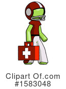Green Design Mascot Clipart #1583048 by Leo Blanchette