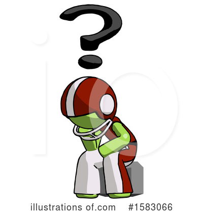 Royalty-Free (RF) Green Design Mascot Clipart Illustration by Leo Blanchette - Stock Sample #1583066