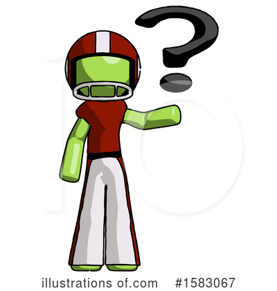 Royalty-Free (RF) Green Design Mascot Clipart Illustration by Leo Blanchette - Stock Sample #1583067