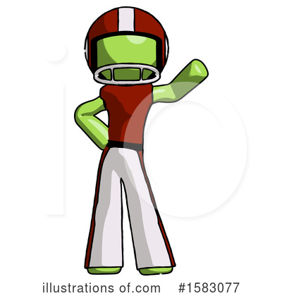 Royalty-Free (RF) Green Design Mascot Clipart Illustration by Leo Blanchette - Stock Sample #1583077