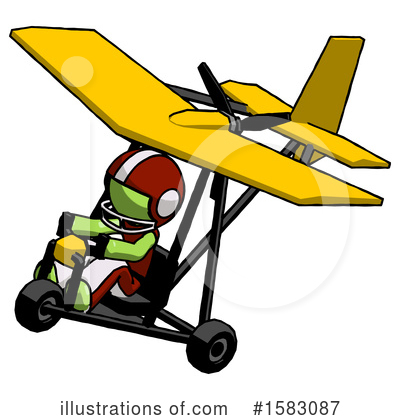 Royalty-Free (RF) Green Design Mascot Clipart Illustration by Leo Blanchette - Stock Sample #1583087